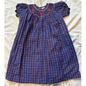 Vintage Orient Expressed Inc Girls Tartan Dress Size 3